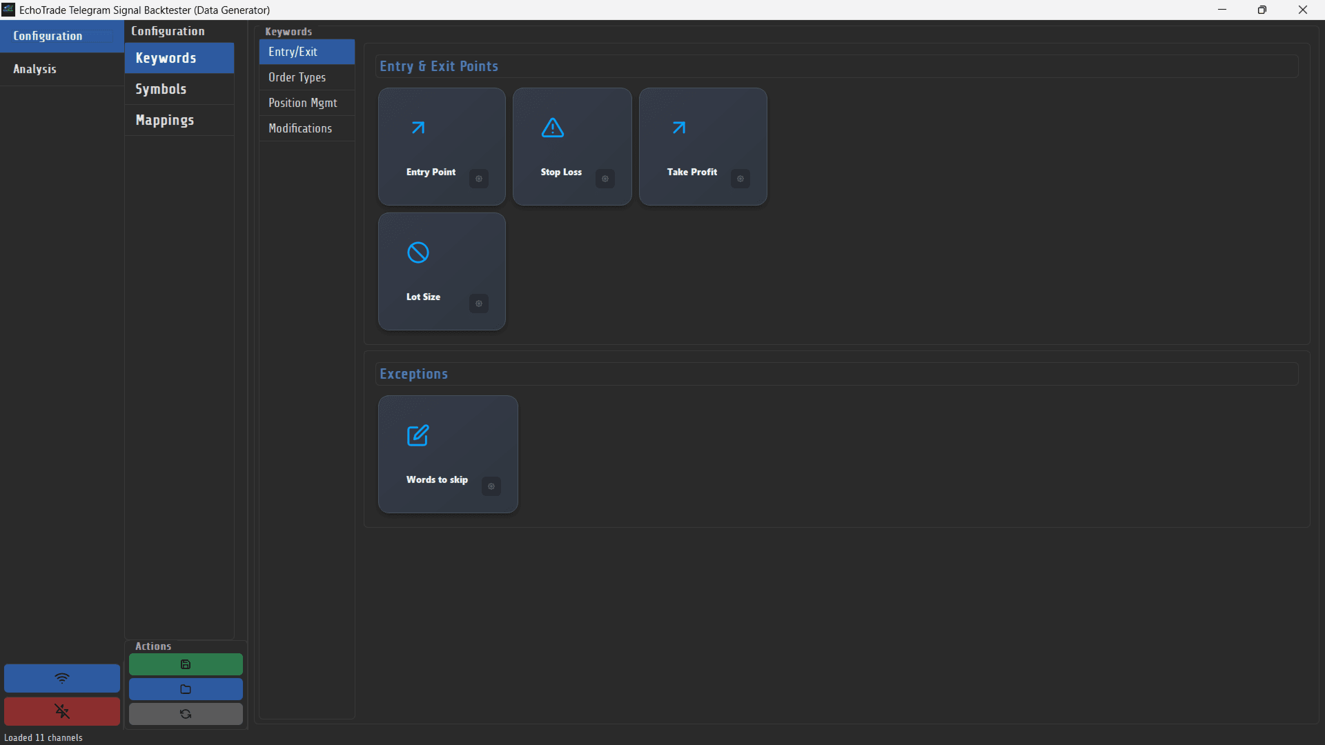 EchoTrade Telegram Signal Backtester screenshot 5